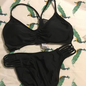 Last chance bikini black size Small NEW! 2 piece